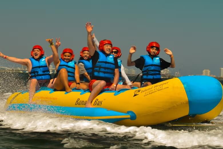 PASEO EN BANANA BOAT